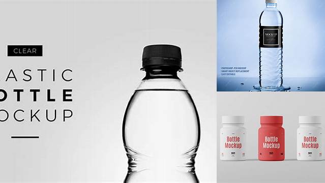 5441+ Plastic Bottle PSD Mockup Easy-to-Edit PSD