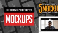 5443+ Zoom Mockup Psd Fully Layered Photoshop Freebie