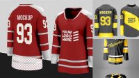 5444+ Hockey Jersey Mockup Psd Free Elegant Free Template