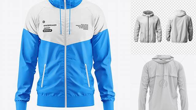 5446+ Windbreaker Mockup Free Free PSD