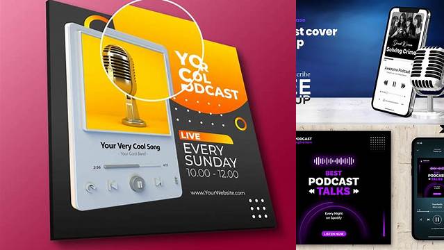 5447+ Podcast Mockup Psd Free Download Free PSD