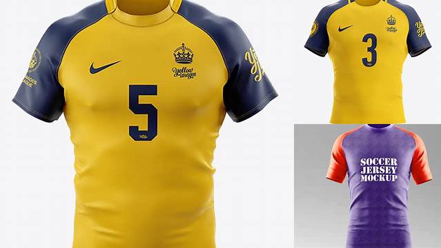 5447+ Rugby Jersey Mockup Psd Free Smart Layer PSD