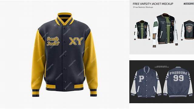 5448+ Letterman Jacket Mockup Free Free Photoshop Mockup Design