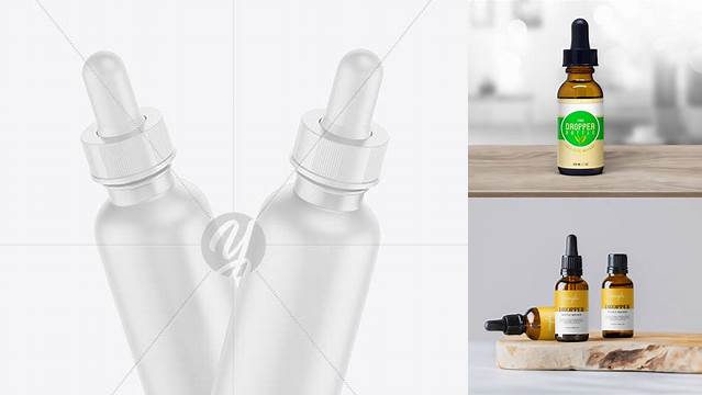 5449+ Matte Glass Dropper Bottle Unique Free Photoshop Files