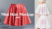 545+ Skirt PSD Mockup Front View Free Photoshop Mockup Design