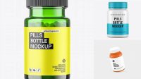 5457+ Green Pills Bottle PSD Mockup Download Free PSD