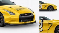 5459+ Nissan GTR PSD Mockup Side View Free Professional PSD Download