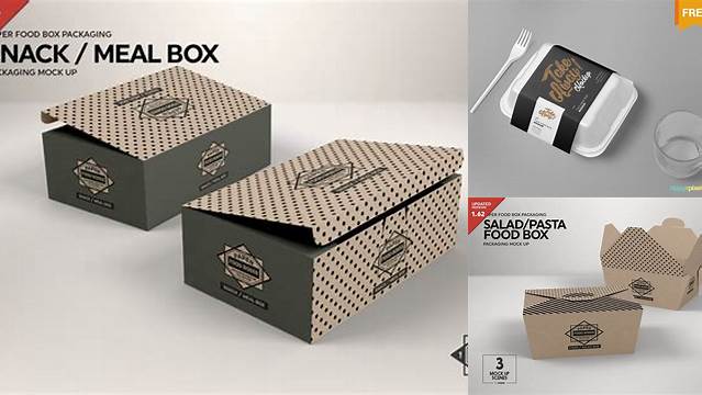 5462+ Food Box Mockup Free Editable PSD File