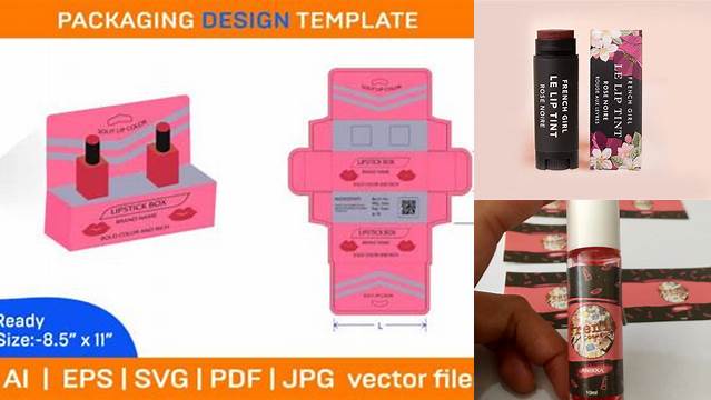 5465+ Lip Tint Packaging Layout Best for Showcase