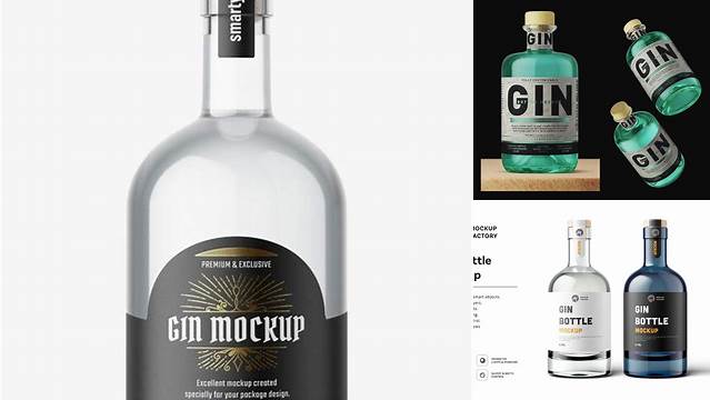 5472+ Gin Bottle Mockup Best Free Resource