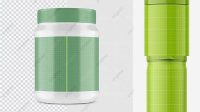 5474+ Plastic Jar Mockup Smart PNG Image