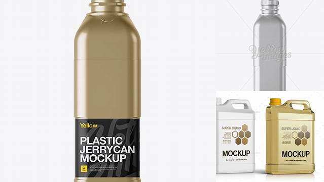 5475+ Metallic Milk Jug PSD Mockup Front and Back Views Professional Graphic PSD Download