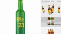 5476+ Matte Ceramic Beer Bottle PSD Mockup Layered Photoshop Template