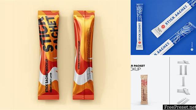 5484+ Stick Sachet Mockup Download Free