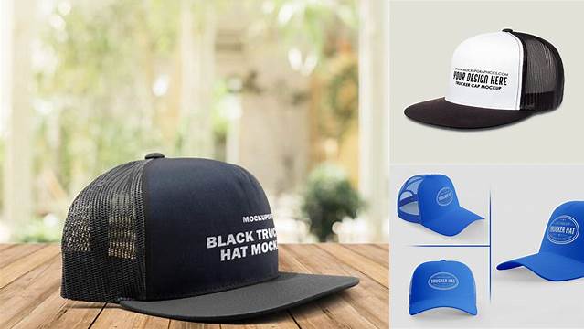 5484+ Trucker Hat Mockup Free High-End PSD Download