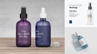 5486+ Dark Spray Bottle PSD Mockup Custom Mockup Graphic Design