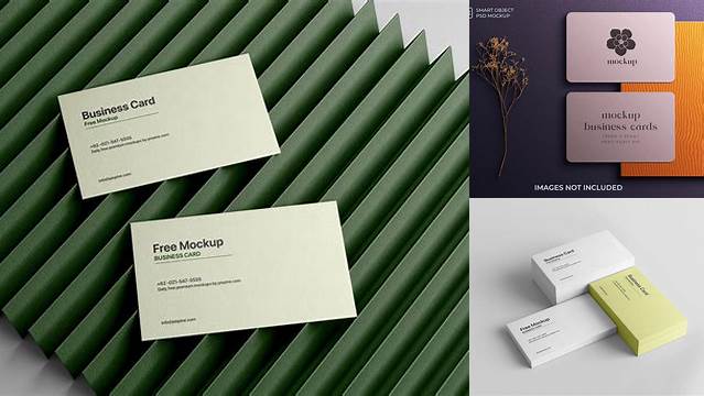 5486+ Textured Business Cards PSD Mockup Advanced Editable PSD