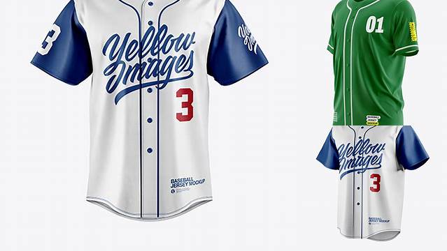 5487+ Baseball Jersey Mockup Free Download Smart PNG Image