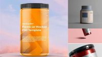 5487+ Matte Tea Jar PSD Mockup Modern and Unique Freebie PSD