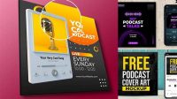 549+ Podcast Mockup Psd Free Download For Free Download