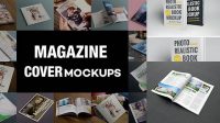 5491+ Magazine Mockup Graphicburger Easy-to-Edit PSD