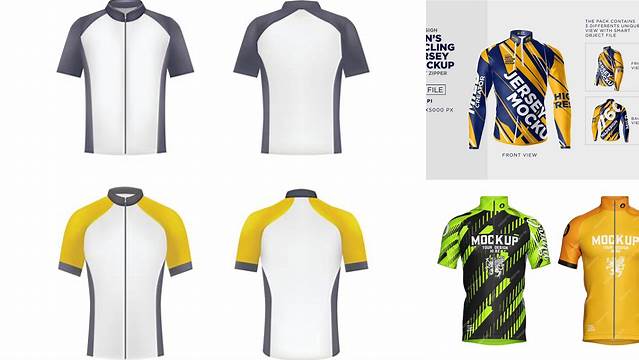 5494+ Cycling Jersey Template Psd Include TIFF