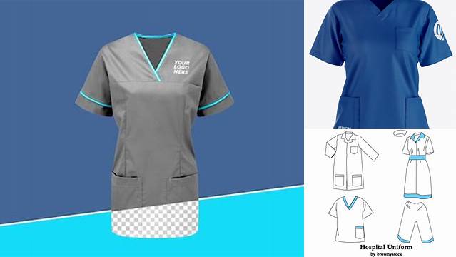 5494+ Hospital Uniform Mockup Digital Download