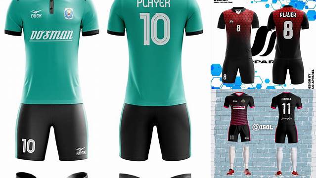 550+ Mentahan Desain Jersey Futsal Exclusive Free PSD Mockups