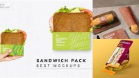 550+ Sandwich Mockup Digital Download