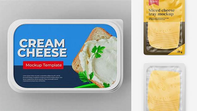 5502+ Cheese Box Mockup Easy Editable