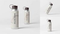 5503+ Aluminum Water Bottle Mockup Free Free Creative Design