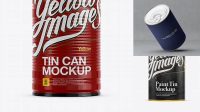 5504+ Tin Can PSD Mockup Eye-Level Shot Free Download Design Mockup