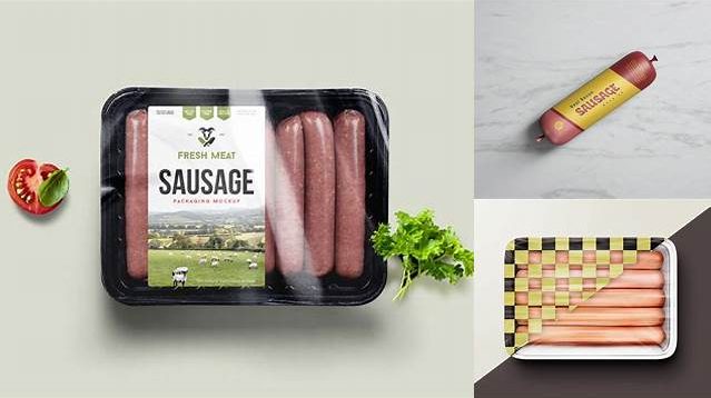 5513+ Wiener Sausages PSD Mockup Mockup PSD Free Download