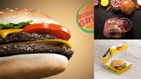 5514+ Mockup Burger Professional Design PSD