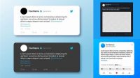 5516+ Twitter Post Mockup Free Design Resource