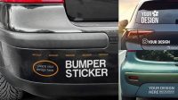 5527+ Bumper Sticker Mockup Psd Digital Resource Free Download