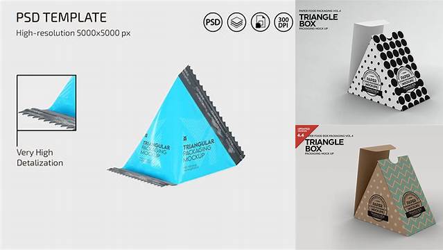 5527+ Triangle Packaging Mockup Download Free