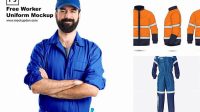 5527+ Worker Uniform Mockup Creative PSD Resources