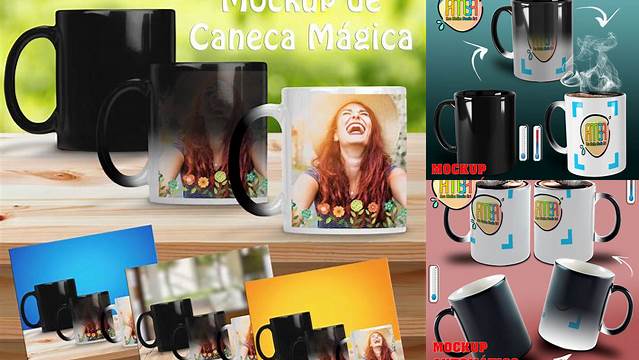 553+ Mockup Caneca Magica Gratis Elegant PSD Mockup