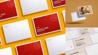 553+ Postcards Mockup PSD File for Designers