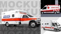 5535+ Ambulance Mockup Psd Free Free Design Resource