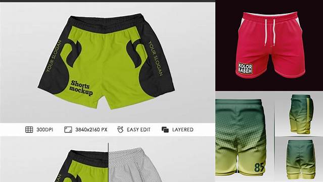 5537+ Athletic Shorts Mockup Free PSD Free Download