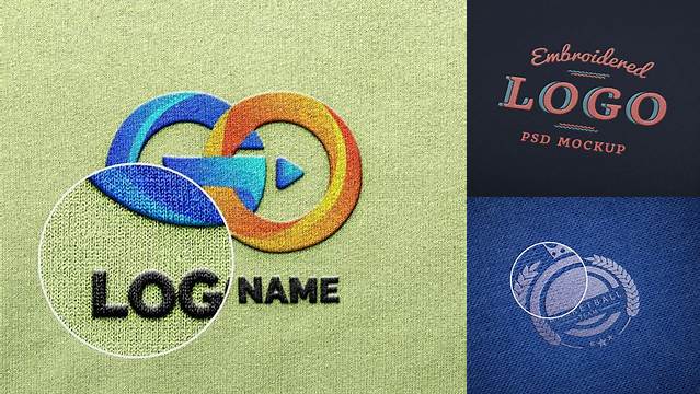 5542+ Embroidery Logo Mockup Free Download Advanced Photoshop Template