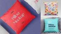 5544+ Square Pillow PSD Mockup Front View Free Creative Design