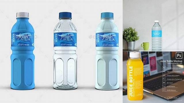 5559+ PET Bottle PSD Mockup Exclusive and Stylish Design PSD