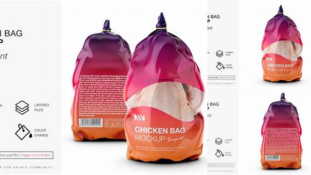 5562+ Chicken Bag Mockup Digital Download