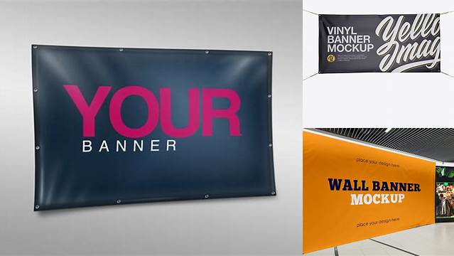 5565+ Pvc Banner Mockup Photoshop Freebie