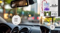 5566+ Car Air Freshener Mockup Free Versatile and Modern PSD Mockup