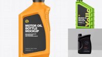 5569+ Engine Oil Bottle Mockup For Free Download