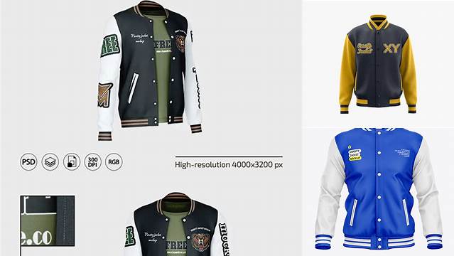 5574+ Varsity Mockup Psd Free Smart PNG Image